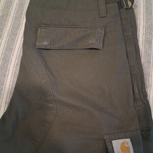 Carhartt Olive Green Cargo Shorts